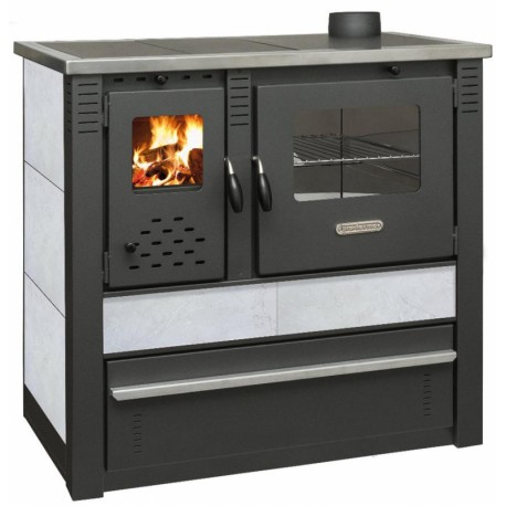 Strend Pro sporák na tuhé palivo Pro PANONIA, biely, pravý vývod