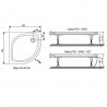 Ravak Galaxy Pro sprchová vanička Elipso Pro-80 Flat 1/4-kruh rádius R500 biela XA234411010 Ravak Galaxy Pro sprchová vanička Elipso Pro-80 Flat 1/4-kruh rádius R500 biela XA234411010