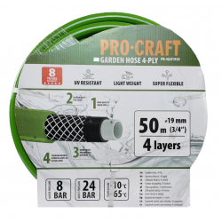 PROCRAFT 4 vrstvy 3/4 50m hadica