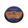 médium Verbatim DVD-R 4,7GB 16x 10cakebox