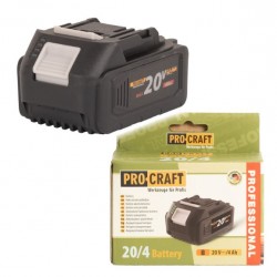 PROCRAFT 20V Li-ion 4000mAh akumulátor 20/4