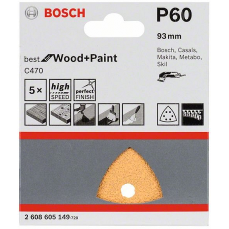 BOSCH 60z/5ks brusivo delta