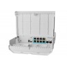 MIKROTIK CSS610-1Gi-7R-2S+OUT, netPower Lite 7R reverzný PoE switch