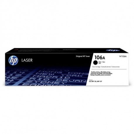 HP W1106A, black, HP 106A, HP Laser 107, MFP 135, MFP 137