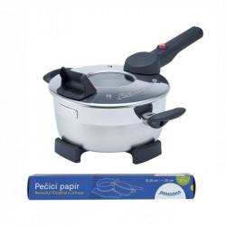 REMOSKA hrniec na pečenie D51F/10 DUA 2L s priezorom + papier na pečenie