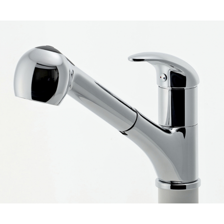 Novaservis Metalia 55 drezová batéria s výsuvnou spŕškou, chróm 55081,0