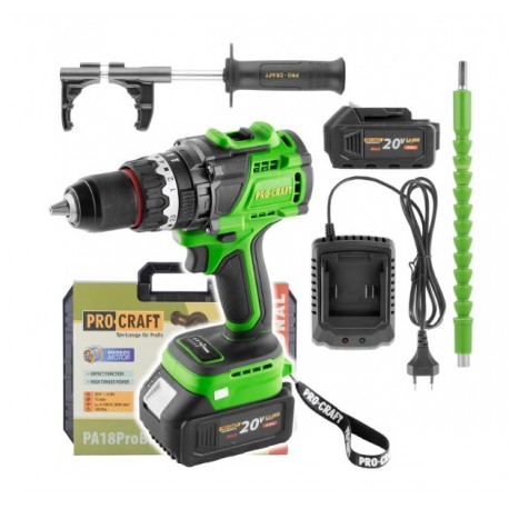 PROCRAFT PA18Pro BL1b-c skrutkovač akku