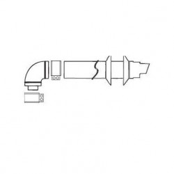 QUADRIGA koaxiálný odťah spalín s kolenom (modely FB)