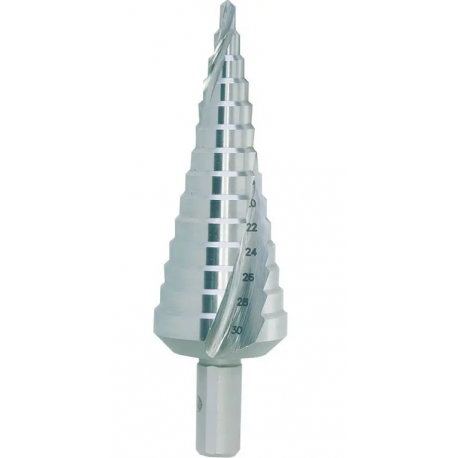 NÁSTROJE CZ vrták stupňovitý 4-30mm do kovu cobalt