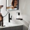 Hansgrohe AddStoris dávkovač mydla s držiakom, matné sklo/čierna matná 41745670