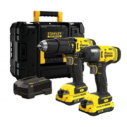 STANLEY SFMCK465D2T sada akku náradia kombo