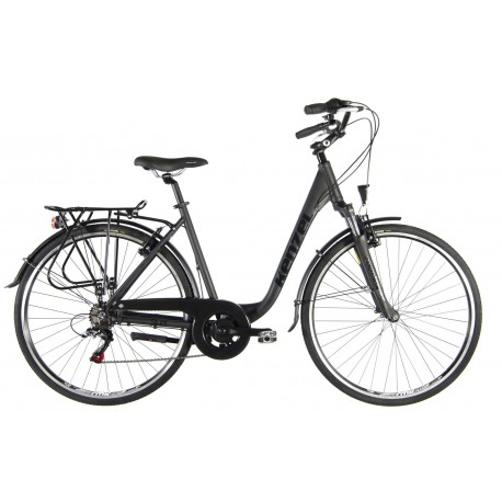 Mestský bicykel KENZEL SILUET 6spd black 28" 2026