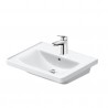 Duravit D-NEO umývadlo 60 x 48 cm + batéria Hansgrohe LOGIS 100 Push-open