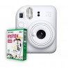 SET Fujifilm Instax Mini 12 WHITE/BIELY + film INSTAX MINI GLOSSY (10/PK)