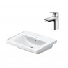 Duravit D-NEO umývadlo 60 x 48 cm + batéria Hansgrohe LOGIS 100