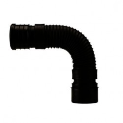 SANIT odtoková trubka WC FLEXI čierna s redukciou 110mm 58.941.00..0000