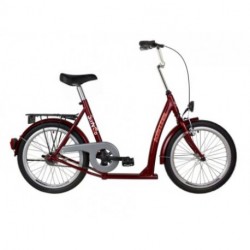 Mestský bicykel KENZEL SITNGO Ceremony 1 spd Bordo 20" 2026