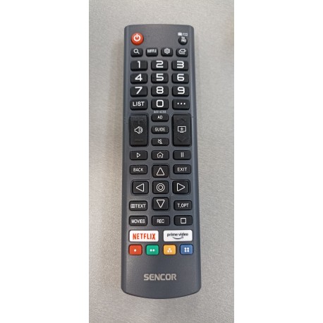 ovládač dialkový SENCOR TV (web OS)