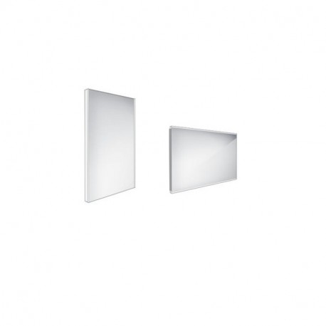 NIMCO zrkadlo podsvietené LED 9000 40 x 60 cm hliníkový rám ZP 9000 rozbalený - ROZBALENÝ TOVAR