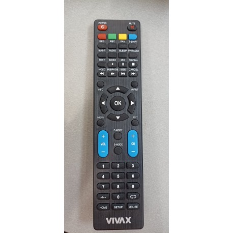 dialkový ovládač TV VIVAX