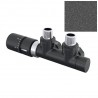 Zehnder ventily – Set Q rohová armatúra 1/2”, s termostatickou hlavicou vľavo Anthracite 839429-0346